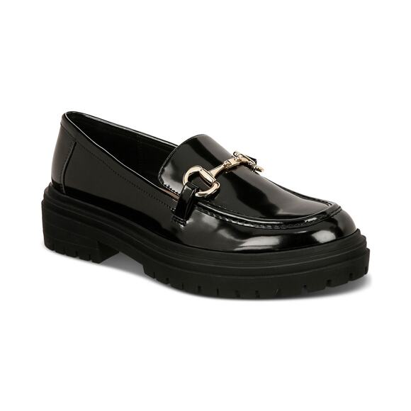 Alfani Women's Jimena Lug Moc Loafers, Black Size 5.5M - Picture 1 of 4
